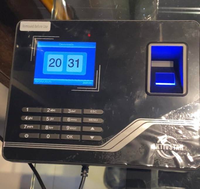 Opiniones Aktivstar ES-04 Control Horario Empleados - Uso del lector de huellas