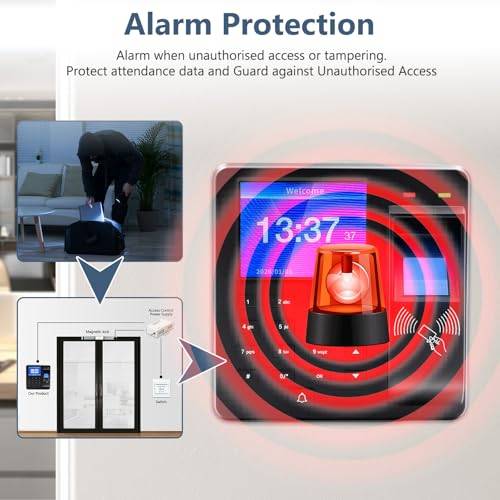 Opiniones Bekasa ZXS0084 Control Horario Empleados - Sistema de alarma y control de acceso