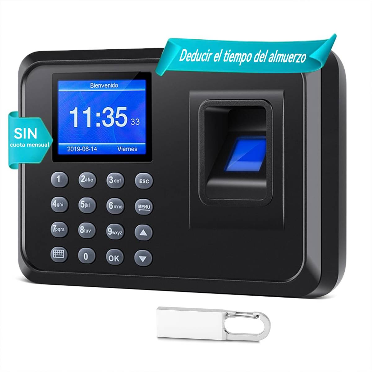 Opiniones Mokhike Control Horario Empleados vista principal