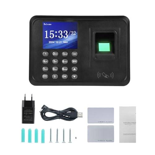 Opiniones Sunydog Máquina de Asistencia para Empleados - Vista frontal y accesorios