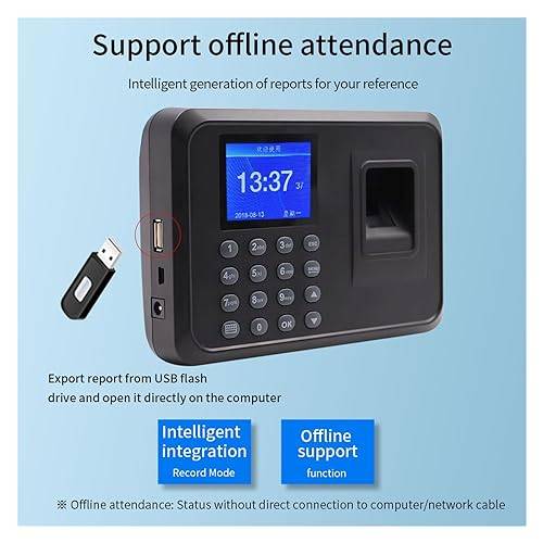 Review AUBEST Máquina biométrica de asistencia puertos USB