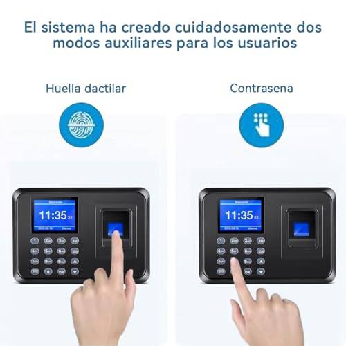 Review Diseleri Control Horario Empleados - Modos de huella y contraseña