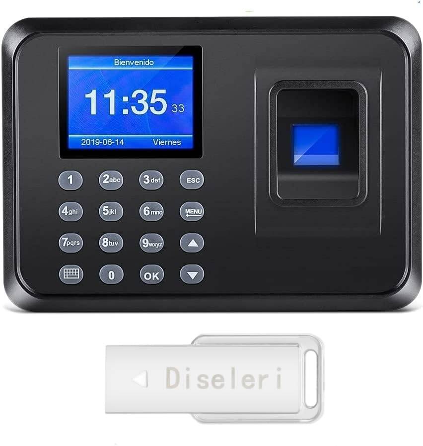 Review Diseleri Control Horario Empleados - Imagen principal del terminal biométrico