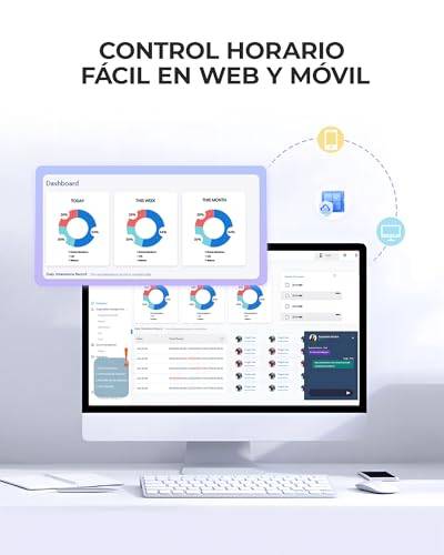 Review NGTeco TC1 Control horario empleados nube vista principal con app móvil